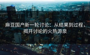 麻豆国产新一轮讨论：从结果到过程，揭开讨论的火热源泉